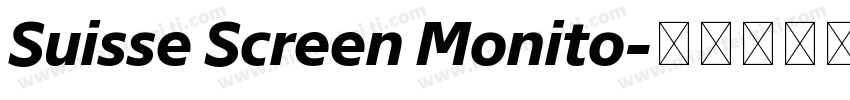 Suisse Screen Monito字体转换